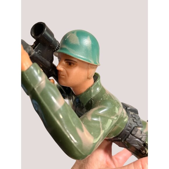 Vintage plastic Army Man Toy Soldier war military 1987 Regency combat - Picture 9 of 9